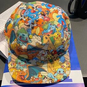 Vibrant Pokémon Character Cap for Kids